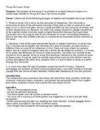 Sarah skywire writing with a thesis. Things Fall Apart Essay Assignment By Krista Gallagher Tpt