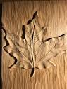 Maple leaf in basswood | Wood carving designs, Wood carving art ...