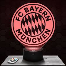 Säbener straße 51 81547 münchen. Bayern Munich Logo 3d Led Lamp With A Base Of Your Choice Pictyourlamp