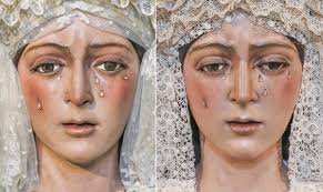 Outrage and disbelief over the restoration of the Macarena in Seville:  "Leave it as it was."