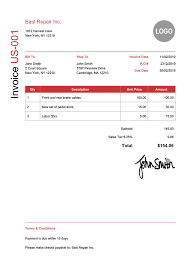 Invoice templates are available in pdf, word, excel formats. 100 Free Invoice Templates Print Email Invoices
