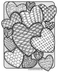 Use the download button to find out the full image of valentine monkey. Free Heart Coloring Pages By Expressive Monkey Use These Coloring Pages For Zentangling Teaching Heart Coloring Pages Love Coloring Pages Valentine Coloring