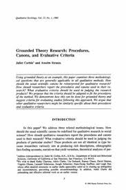 Suggestions for the preparation of a good qualitative research paper crescentini & mainardi, 2009. 21 Qualitative Research Grounded Theory Ideas Research Dissertation Theories