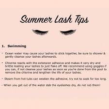 Summer Time Can Be Rough For The Lashes Swipe To Read Some Tips That Will Help You Get The Most Out Of Eyelash Extensions Care Lash Quotes Eyelash Extentions