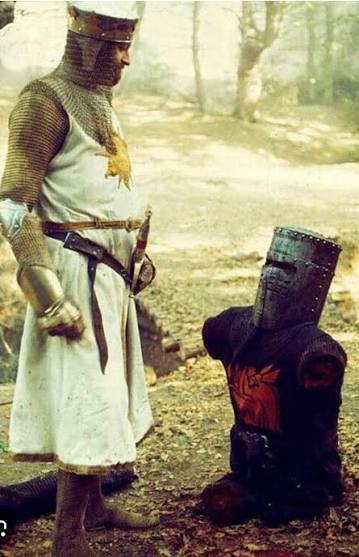 Monty Python and the Holy Grail (1975) All right, we'll call it a draw... 
