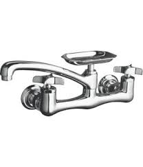 Browse full collections of kitchen faucets, strainers, soap dispensers and accessories from delta faucet to create your favorite look. Wall Mount Kitchen Faucets At Faucet Depot