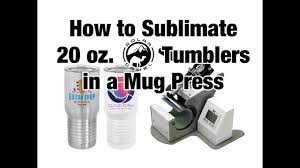 20 oz stainless steel blank insulated suregrip. Sublimating 20 Oz Polar Camels In A Mug Press Youtube