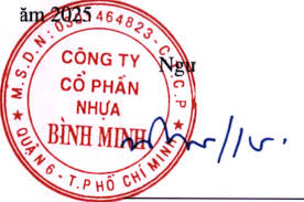 CÔNG TY CỔ PHẦN NHỰA BÌNH MINH