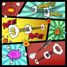 Maybe you would like to learn more about one of these? Premium Vector Comic Page Mockup With Color Background Pop Art Speech Bubbles Element For Poster Card Print Banner Flyer Image