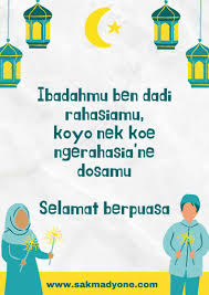 Dengan mengatakan kalimat ucapan selamat pagi ketika mentari muncul di langit dapat menunjukkan bahwa kamu selalu peduli walaupun ada dalam jarak yang memisahkan. Kumpulan Gambar Ucapan Selamat Berpuasa Selamat Sahur Dan Selamat Berbuka Ramadhan 2021 Bahasa Jawa Sakmadyone Com