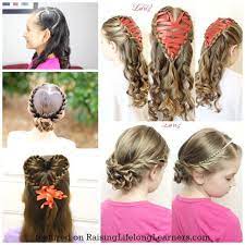 If you have same face style. 50 Adorable Valentine S Day Hairstyles For Girls Easy Hairstyles For Kids