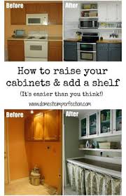 Find out about standard kitchen furniture sizes here. Adding Height To Upper Cabinets