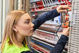 Modern electrical panel installation