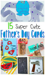 Be sure to provide the little ones with loads of art decorative materials so they can go all out to spice up the diy card. Father S Day Cards Kids Can Make Sugar Spice And Glitter