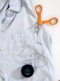 How do you start embroidering a design where the thread breaks on a bernina artista 180 sewing/embroidery machine? Diy Pocket Embroidery Shirt A Beautiful Mess