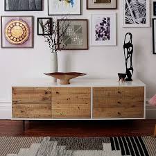 Reclaimed Wood Lacquer Media Console 70 Modern Media Console Wood Media Console Furniture