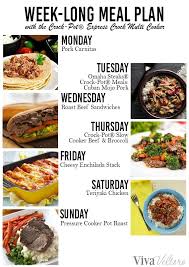 New To Pressure Cookers We Ve Got A Week Long Pressure Cooker Meal Plan To Feed Your Family A Multi Cooker Recipes Crock Meals Pressure Cooker Recipes Chicken