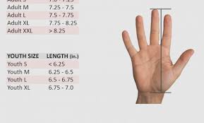 Youth Football Glove Size Chart Images Gloves And