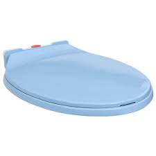 vidaxl toiletbril soft close en quick release ovaal blauw blokker