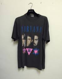 Vintage 90s Nirvana Bootleg Tshirt Led Zeppelin T Shirt Rock T Shirts Nirvana