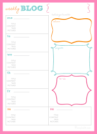 Get Organized: Blog Planner Printables