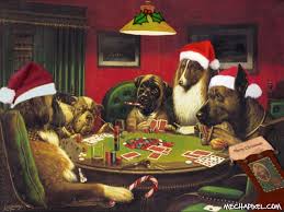 New Tradition Now That The Children Aren T Quite Children Any Longer Poker Before The Christmas Carol Dogs Playing Poker Dog Art Posters Art Prints