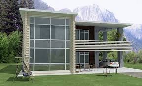 Los elementos suelen estar bien diferenciados y no se utilizan más de tres materiales en su composición. Fachada Moderna Con Terraza