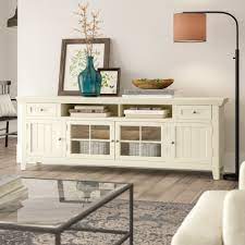 This design is recommended because of the simplicity and modern style. Rosalind Wheeler Lounsbury Solid Wood Tv Stand For Tvs Up To 88 Reviews Wayfair
