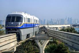 Palm Jumeirah Monorail Dubai Uae Dubai Palm Jumeirah Dubai Uae