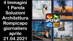 Oggi vi proponiamo le soluzioni di 4 immagini 1 parola composte da 8 lettere. 4 Immagini 1 Parola Architettura 21 04 2021 Soluzioni Rompicapo Giornaliero Aprile 2021 Youtube