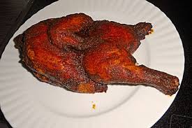 Toddys Halbes Hahnchen Super Knusprig Mit Gewurzlack Von Mindmaster1973 Chefkoch Halbes Hahnchen Hahnchen Rezepte