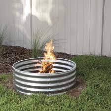 Seeing what you all have done, i aminspired. Backyard Creations Galvanized Steel Fire Ring At Menards