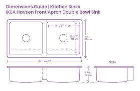 Ikea Havsen Front Apron Double Bowl Kitchen Sink In 2020 Double Bowl Kitchen Sink Sink Ikea Farmhouse Sink