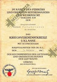 160 synonyme in 48 bedeutungsgruppen. Lw Urkunde Zum Kvk 2 Klasse Mit Schwerter Hb Militaria