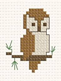 Mini Owl Cross Stitch Cross Stitch Patterns Cross