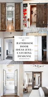 From bathroom door design ideas an ideal glass door with a matte surface, but not everyone will be comfortable. 17 Intriguing Bathroom Door Ideas Eye Catching Designs David On Blog