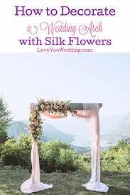 57 vintage wedding ideas for a timeless look that'll forever be in style bring the roaring '20s, glamorous '50s, and hippie '60s back to life. How To Decorate A Wedding Arch With Silk Flowers