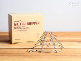 イルカナ富士山をかたどったコーヒードリッパーmt fuji dripper largeを発売 アウトドア コーヒー コーヒー 富士山