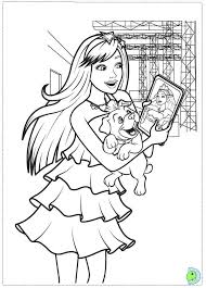 Free printable coloring pages for kids. Barbie The Princess And The Popstar Coloring Page Coloring Home