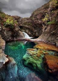 The Fairy Falls On Isle Of Skye In Ireland Places To Travel Places To See Fairy Pools