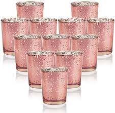 Maybe you would like to learn more about one of these? Amazon Com Shmilmh Rose Gold Votive Candle Holders Set Of 12 Mercury Glass Tealight Candle Holders Bulk With Speckled For Wedding Centerpieces Home Decor Home Kitchen