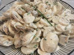 Salade De Champignons Sauce Yaourt Citronnee Les Papilles De Karen Salade De Champignons Sauce Yaourt Alimentation