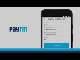 Then enter your credit card number and make payment through bhim upi. Steps To Pay Credit Card Bill Using Paytm App Youtube