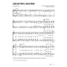 Lobe den Herrn, meine Seele (Noten - Download) - gerth.de