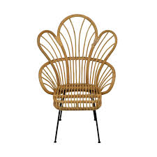 76 Off Bamboo Bohemian Fan Accent Chair Chairs Accent Chairs Chair Outdoor Chairs