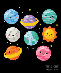 It has a global traffic rank of #157,613 in the world. Cute Seven Planets Sun Solar System Galaxy Outer Space Earth Universe Digital Art By Thomas Larch