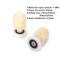 4-8Pcs/Set Shower Door Rollers 19mm/23mm/25mm/27mm(Plastic) for Bathroom  Bearing Pulleys/Runners/Eccentric Wheels Replacement - AliExpress