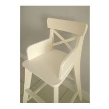 Table a manger bebe siège de table reflex bebe confort : Ikea Ingolf Chaise Haute En Blanc En Bois Massif Enfants Chaise Pour Table A Manger