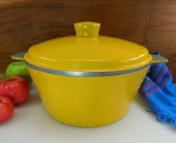 West Bend Super Health Elite Yellow Aluminum 5 Quart Dutch Oven Pot Aluminum Dutch Oven Dutch Oven West Bend