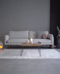 Wie pflege ich mein sofa? Sofa Moby 3 Sitzer In Beige Mit Metall Fussen Westwingnow